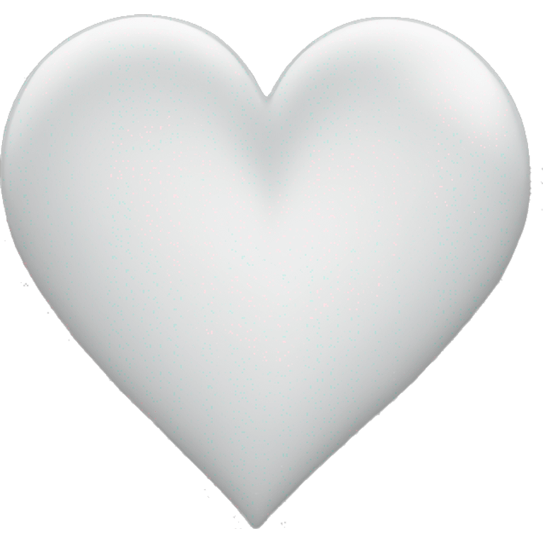 White heart emoji