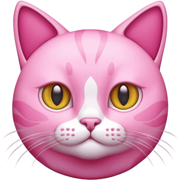 Cat pink emoji