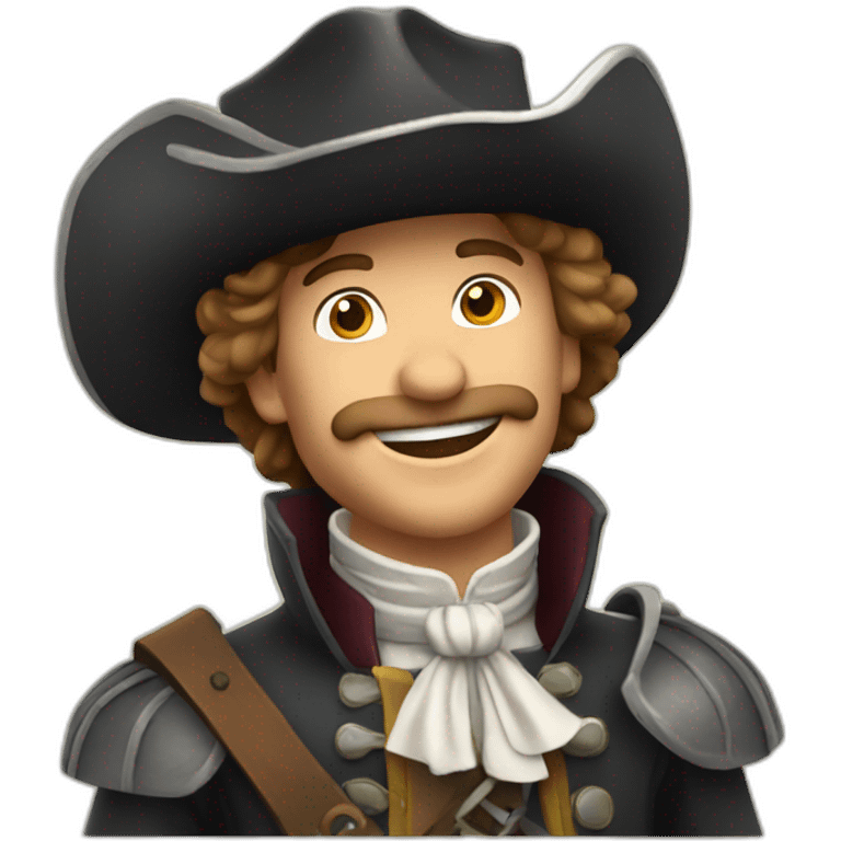 happy musketeer emoji