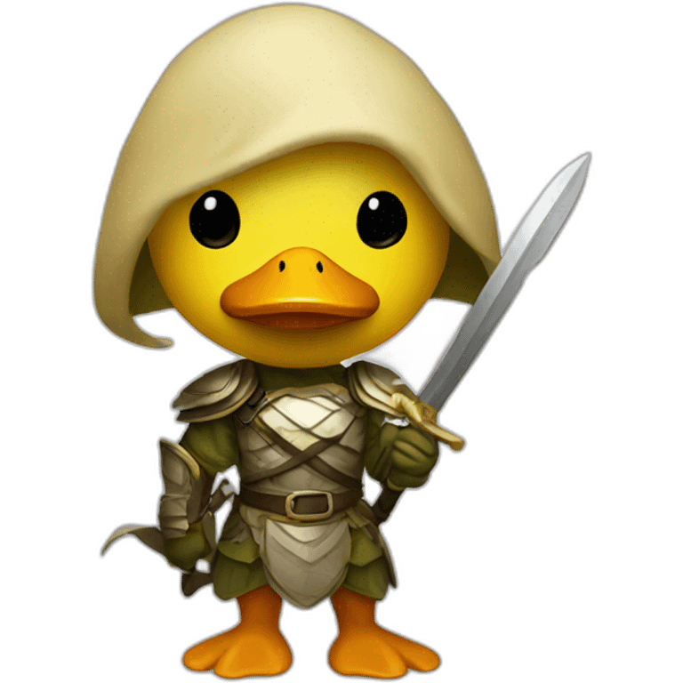 Duck light warrior emoji