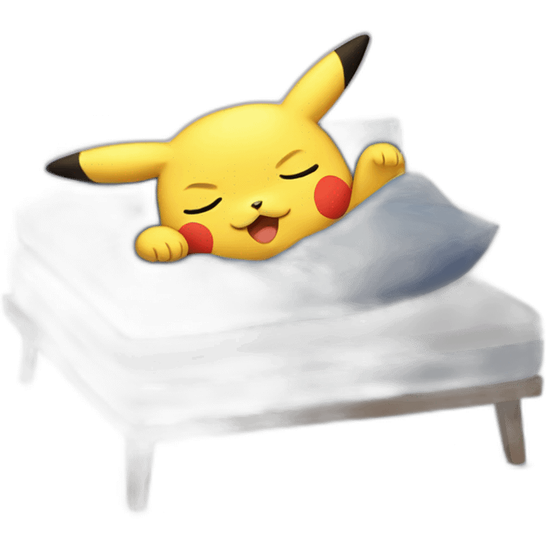 sleeping pikachu emoji