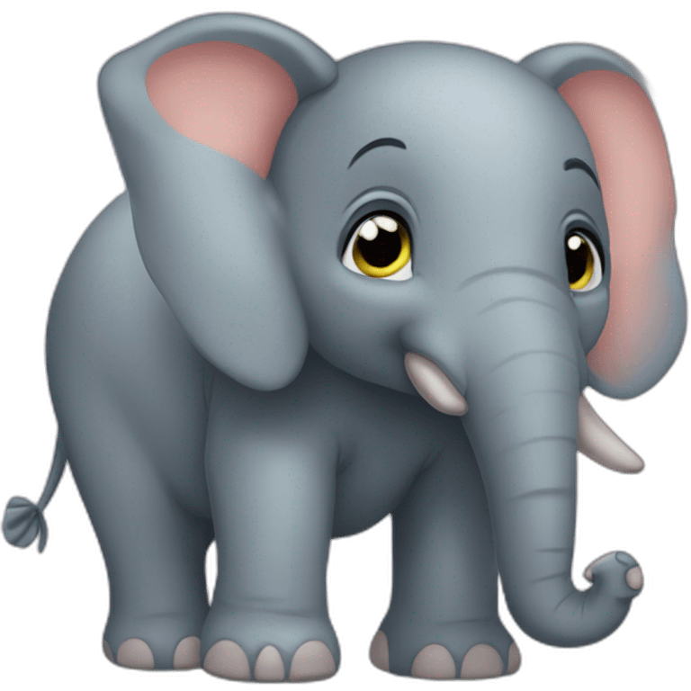 Éléphant say « good night » emoji