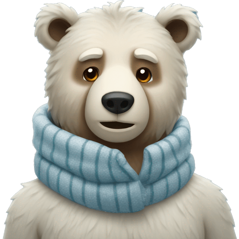 Winter bear emoji