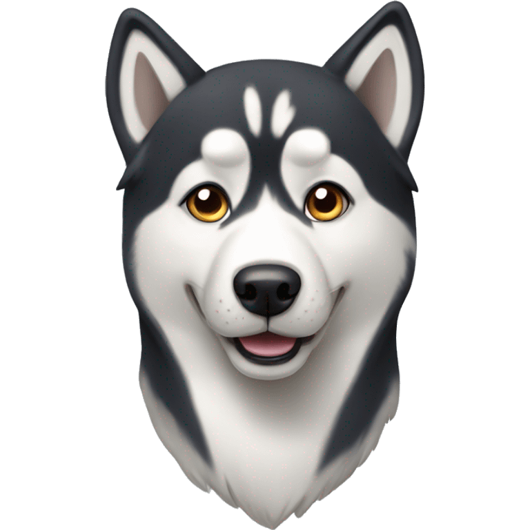 husky dog emoji