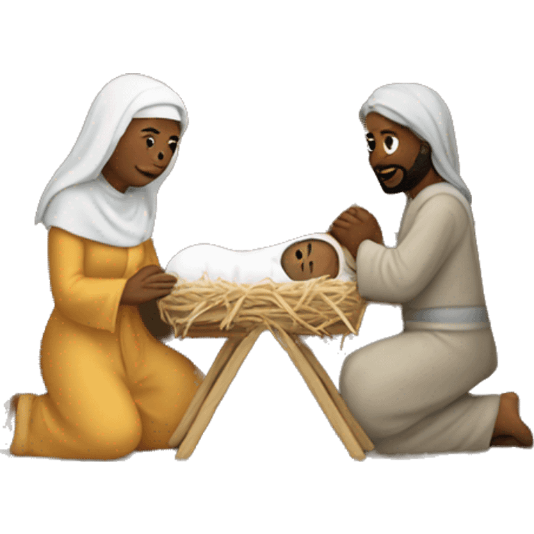 Nativity scene emoji