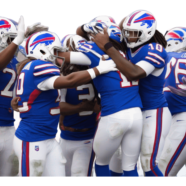 Buffalo Bills nfl team winning emoji