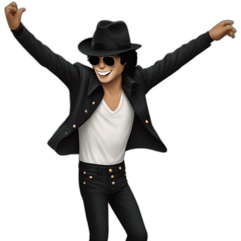 michael jackson dancing emoji