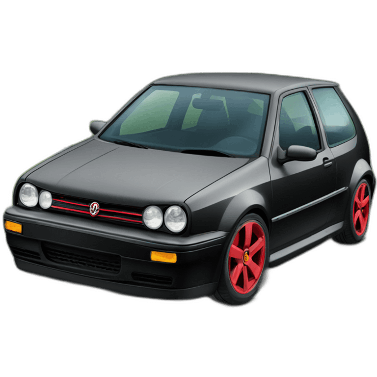 Schwarzblack gti golf iv emoji