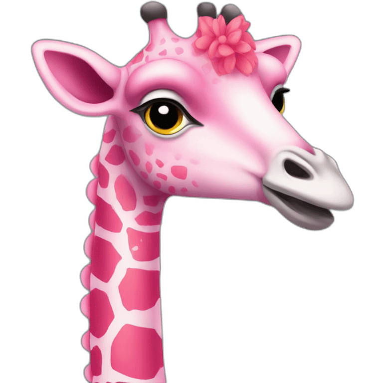 Flamingogiraffe emoji