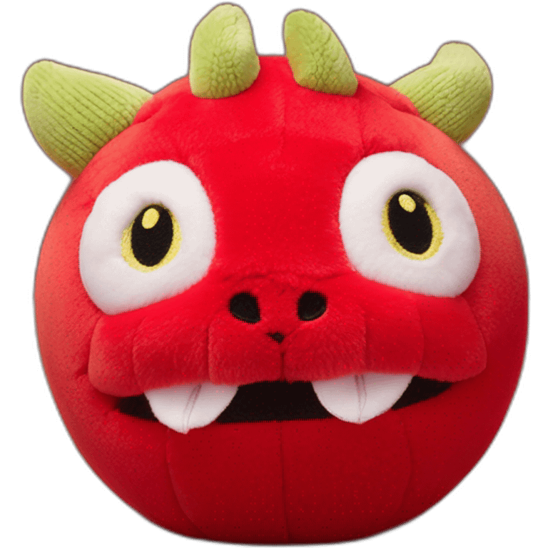 red chinese dragon jellycat baby ball emoji