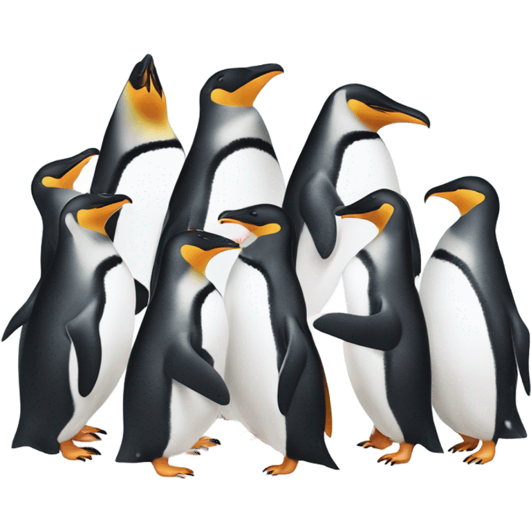 Penguin football emoji