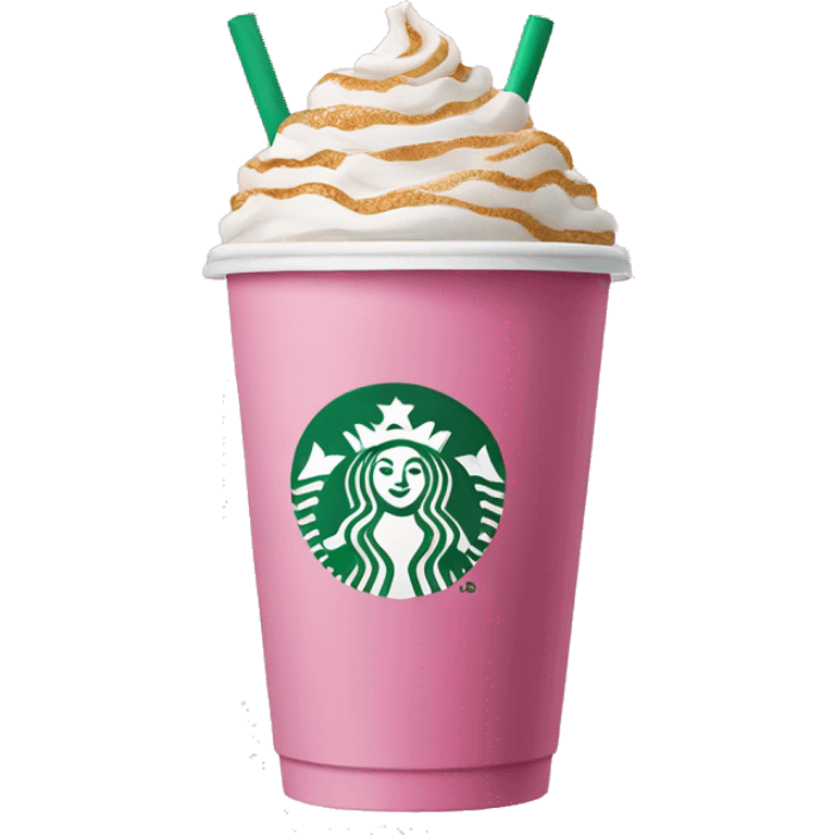 Pink Starbucks  emoji