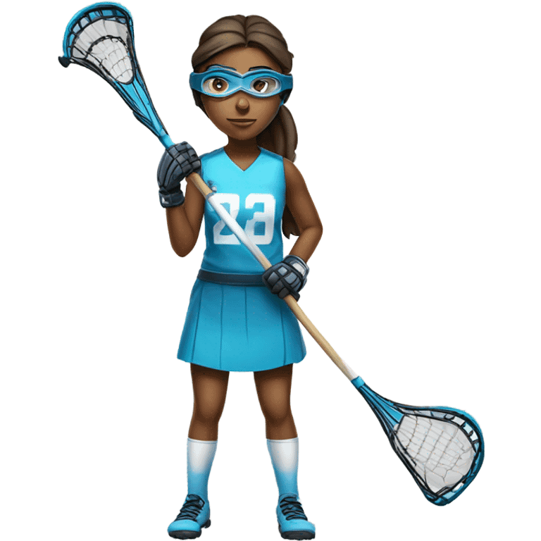 Girl lacrosse player emoji