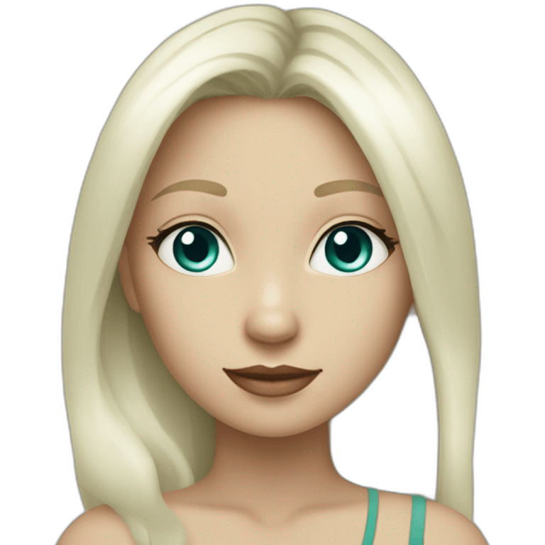 Girl-with-white-blond-hair-and-q=aquamarine-eyes emoji