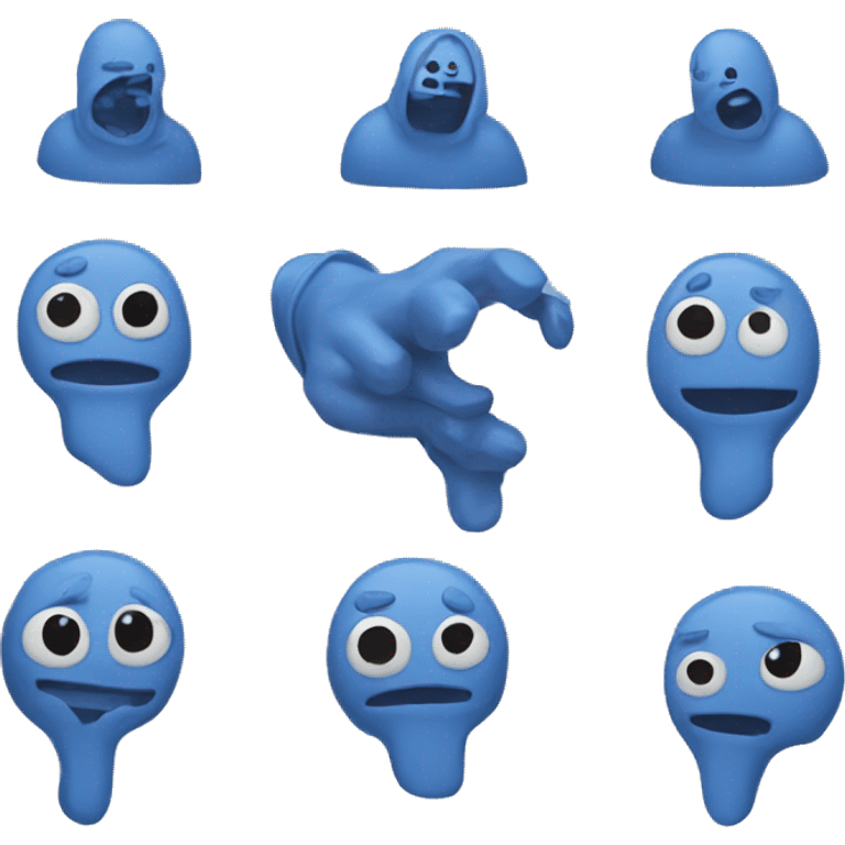 Blue tik emoji