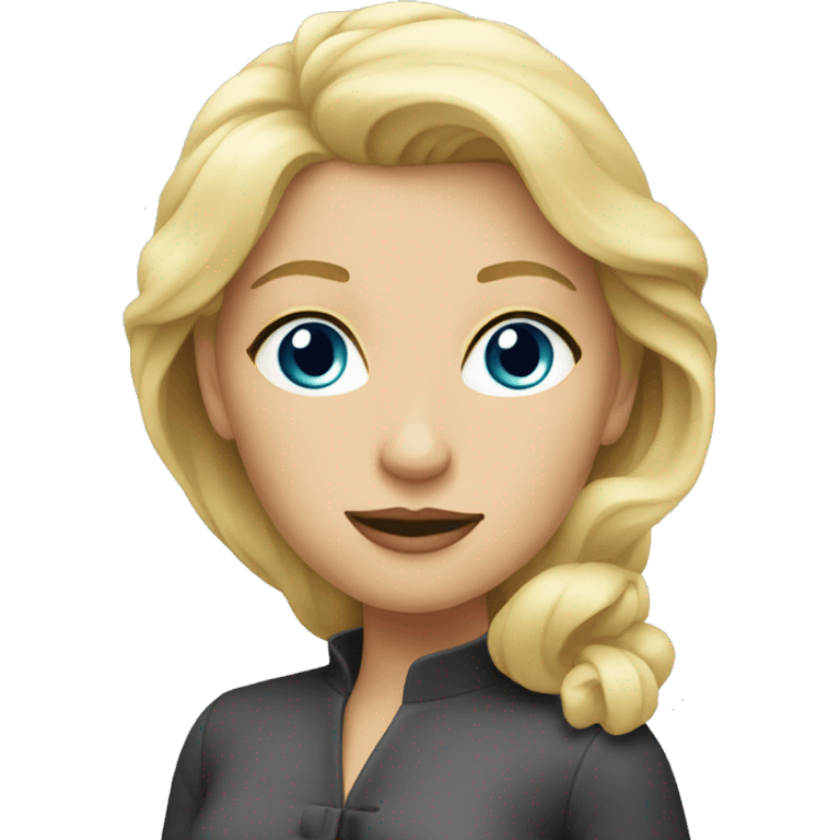 blonde elegant woman emoji