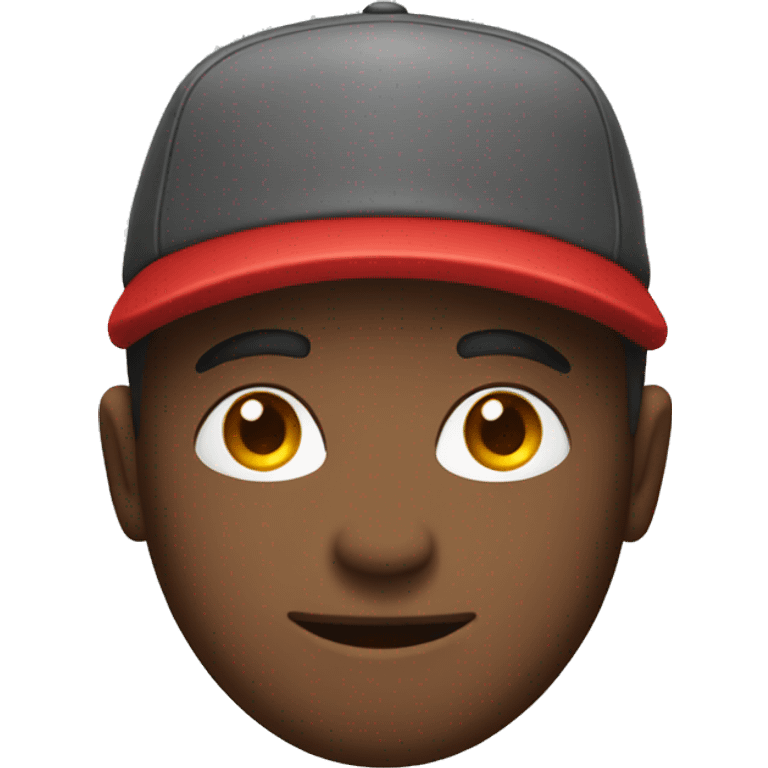 guy with red hat emoji