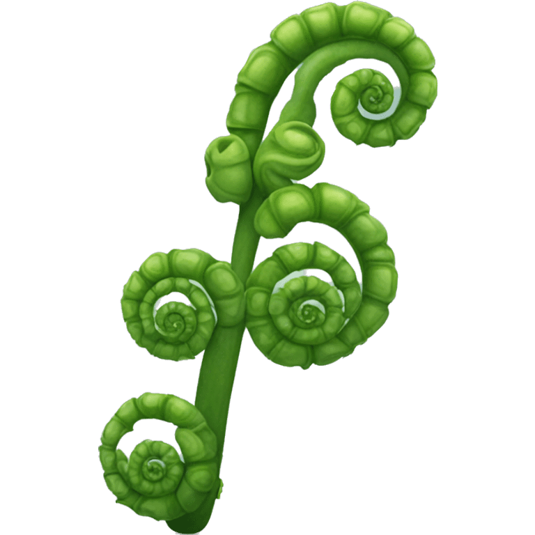 fiddlehead fern emoji