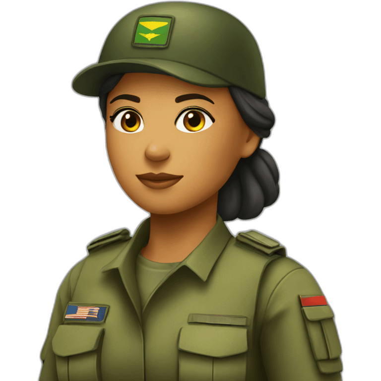 soldier girl brazil emoji