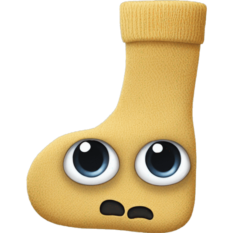 funny socks with eyes emoji