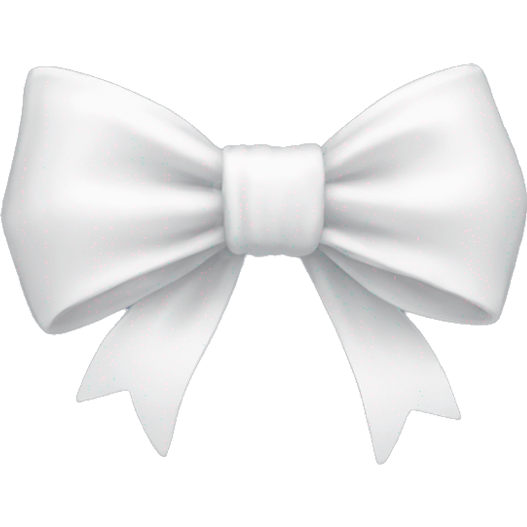 White bow emoji