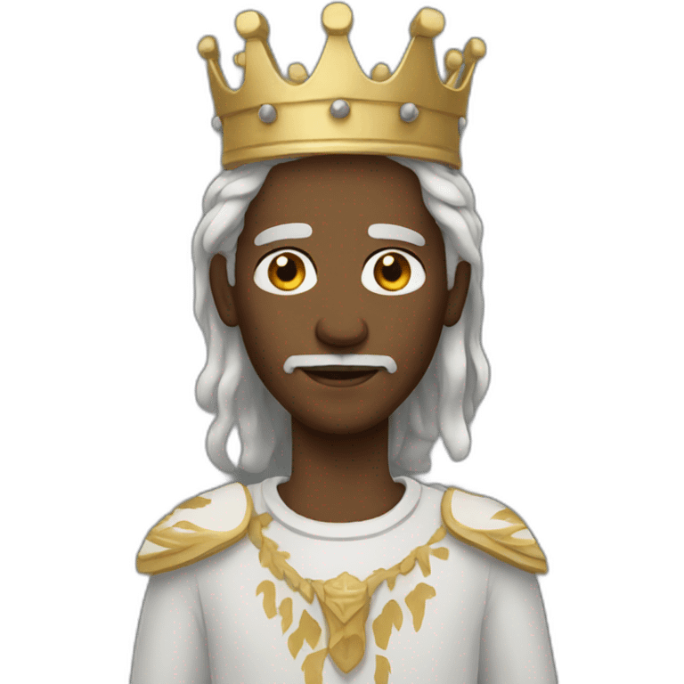 White king emoji