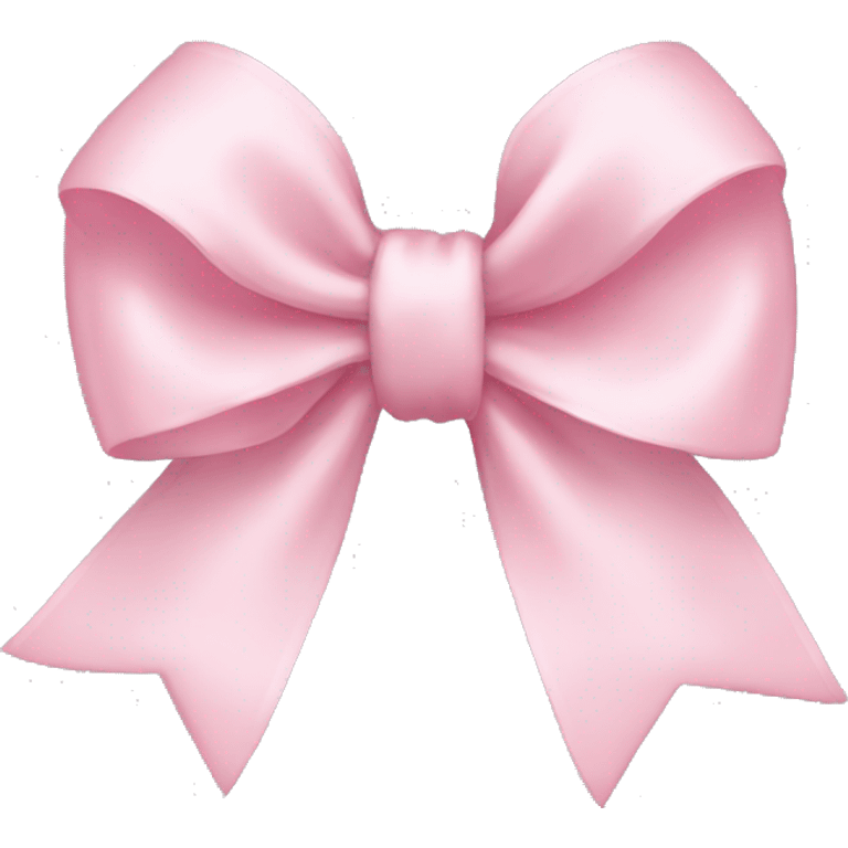 Light pink bow emoji