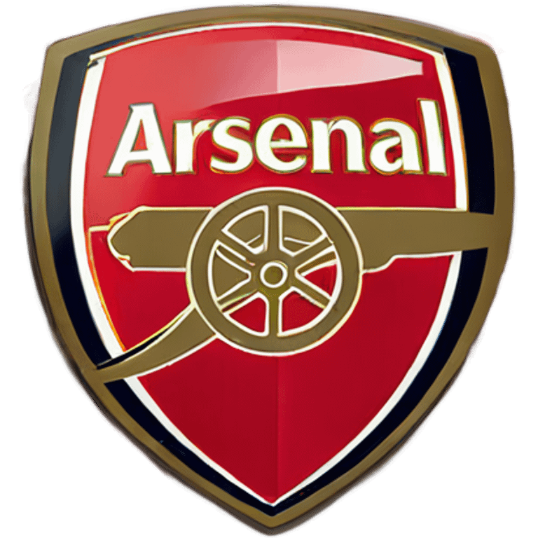 Arsenal football club badge mixed with Watford football club badge emoji