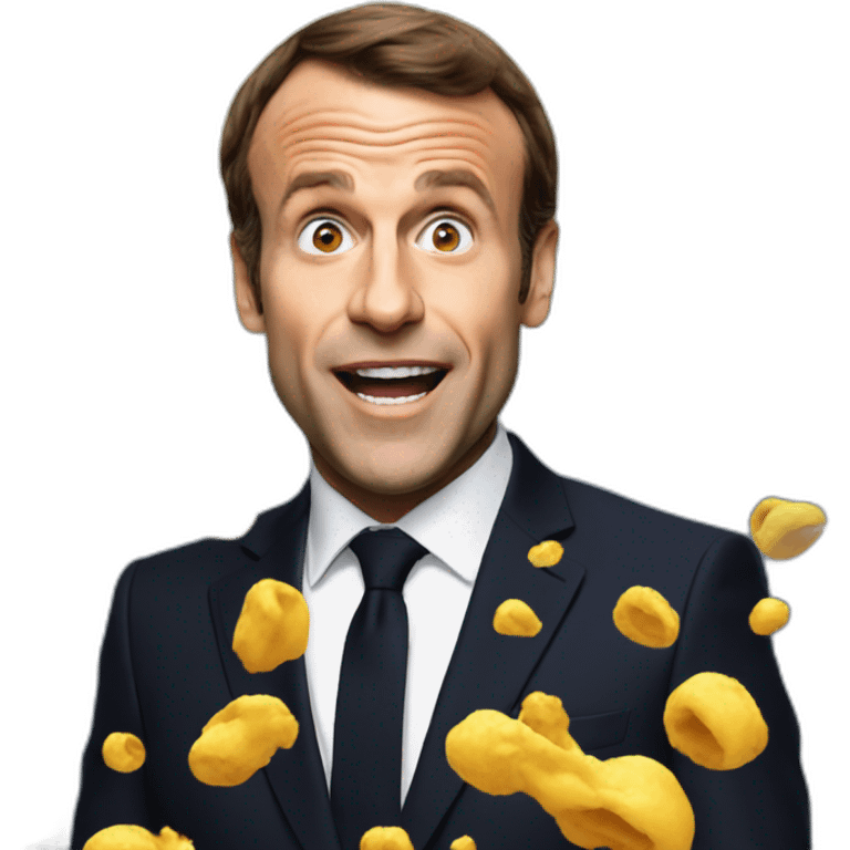 Macron explosion emoji