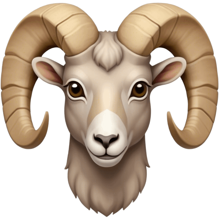 pale skinny desert bighorn ram emoji