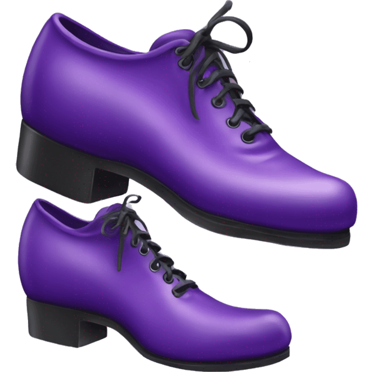 Tap shoe purple emoji