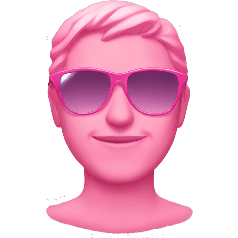 Sunglasses pink emoji