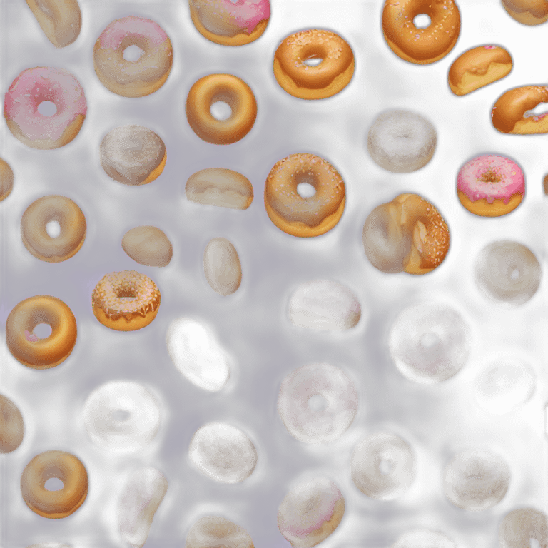 Aminematue qui mange un donut  emoji