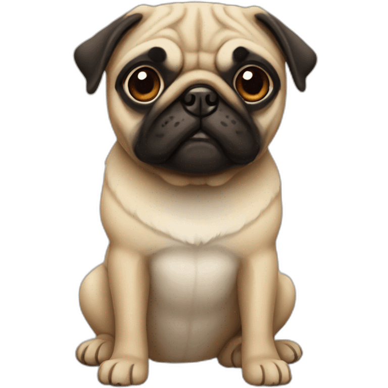 Perro Pug emoji