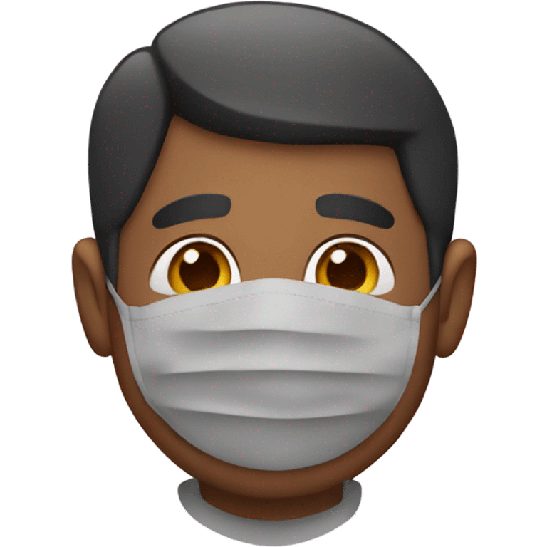 A dad with  mask emoji