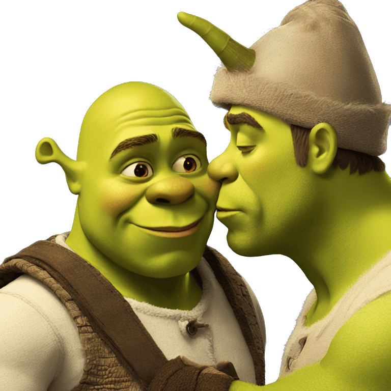 shrek kiss emoji