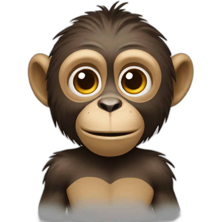 Macaco peidando emoji