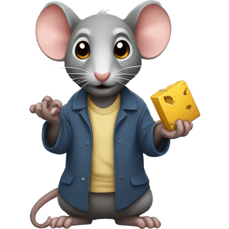 ratus holding piece in his hands emoji