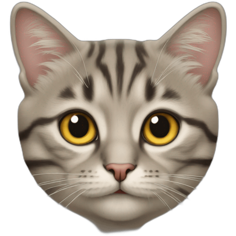 Trou du sur un chat emoji