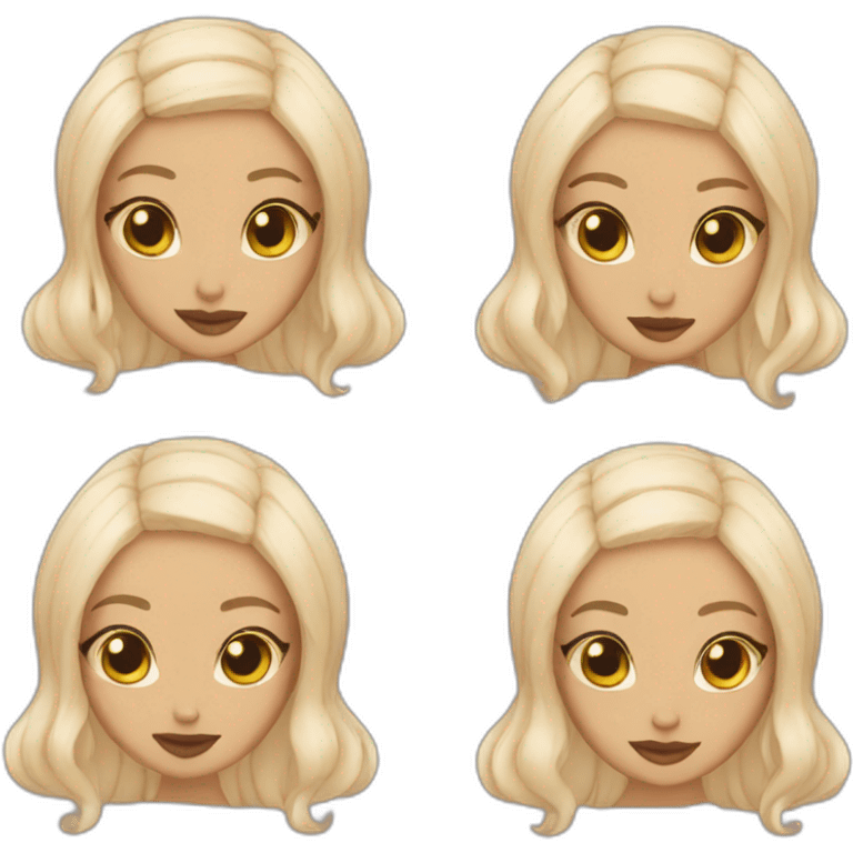 Doja cat, but bald emoji