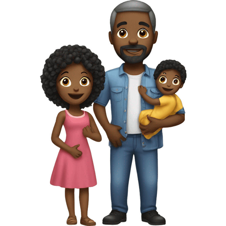 Black family emoji