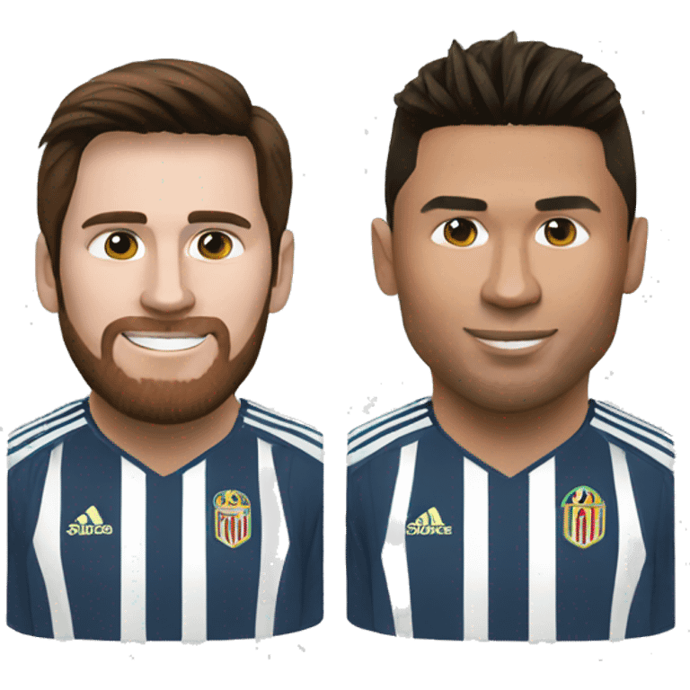 Messi and ronaldo emoji