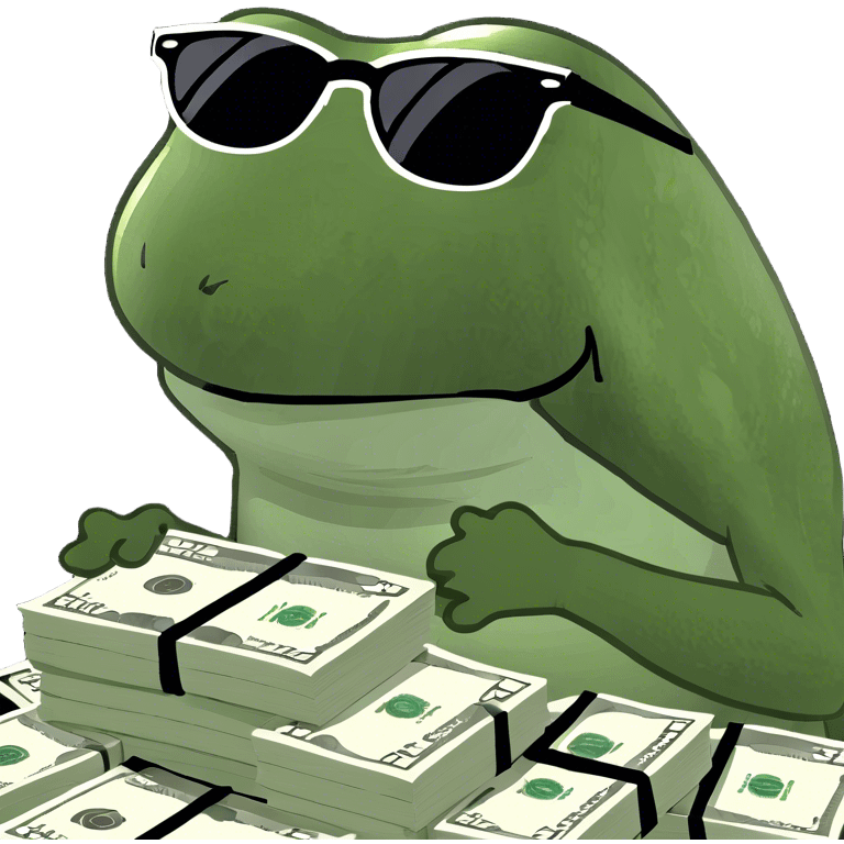 bufo money rain emoji