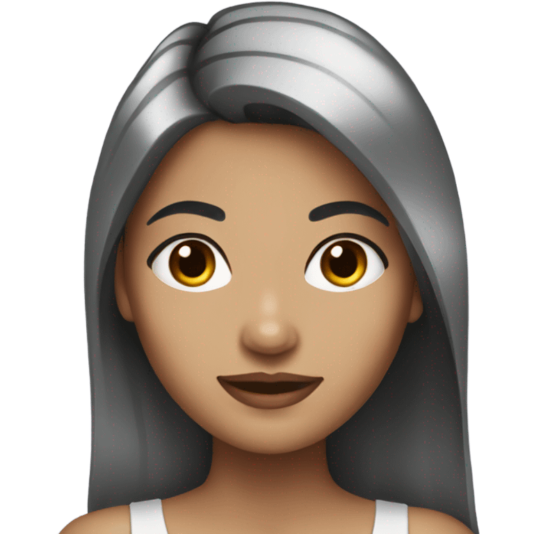 luxury dark hair female emoji