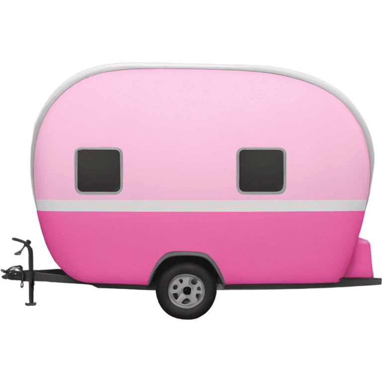 Pink trailer  emoji