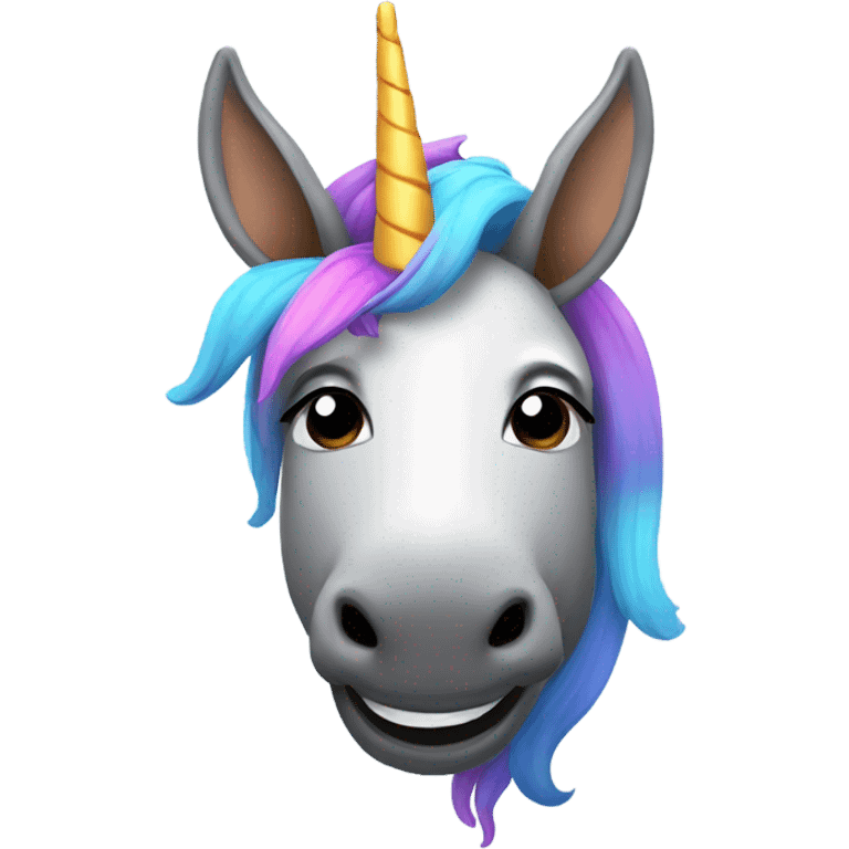 Donkey unicorn emoji