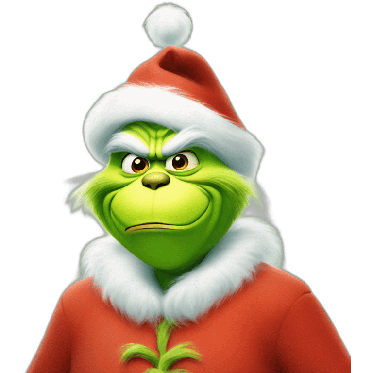 Grinch smail emoji