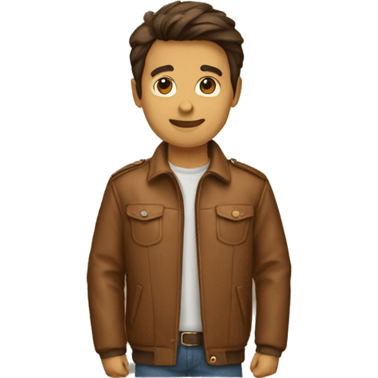 brown jacket emoji