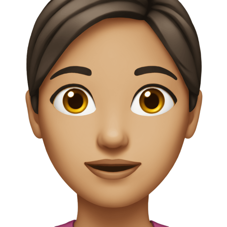 Brunette female  emoji