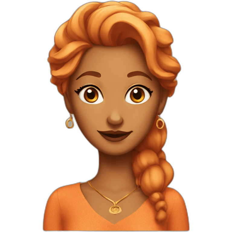 Foxy lady emoji